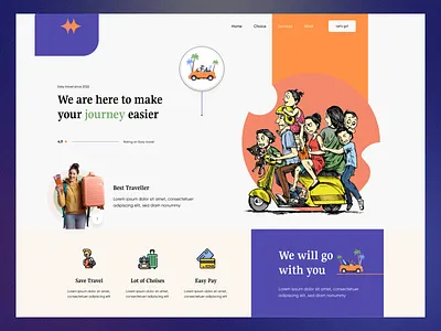 Travel car service Landing page adventure booking camping climbing climbing landing page destination landing page mountain service touris travel travel agency travel guide travel landing page travelcar trip trip website vacation web design website