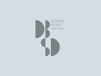 Dorrin Bissett School of Dance Brand Identity b brand identity branding d design graphic design logo logodesign s