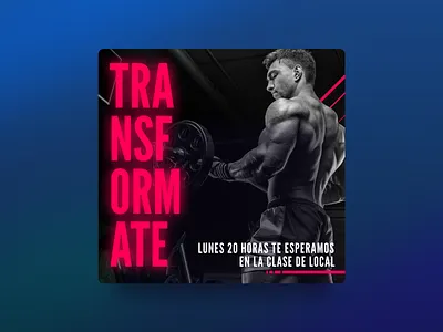 Nomade Gym Posts branding dark theme design facebook fitness gym instagrma landing page logo post sport ui ux website