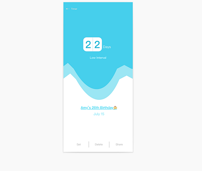 DailyUi-14 Countdown Timer graphic design ui