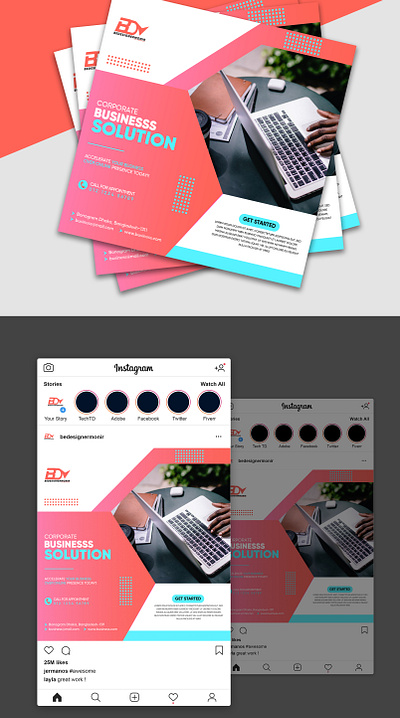 Instagram Post Design advertising branding design graphic design illustration logo post design social