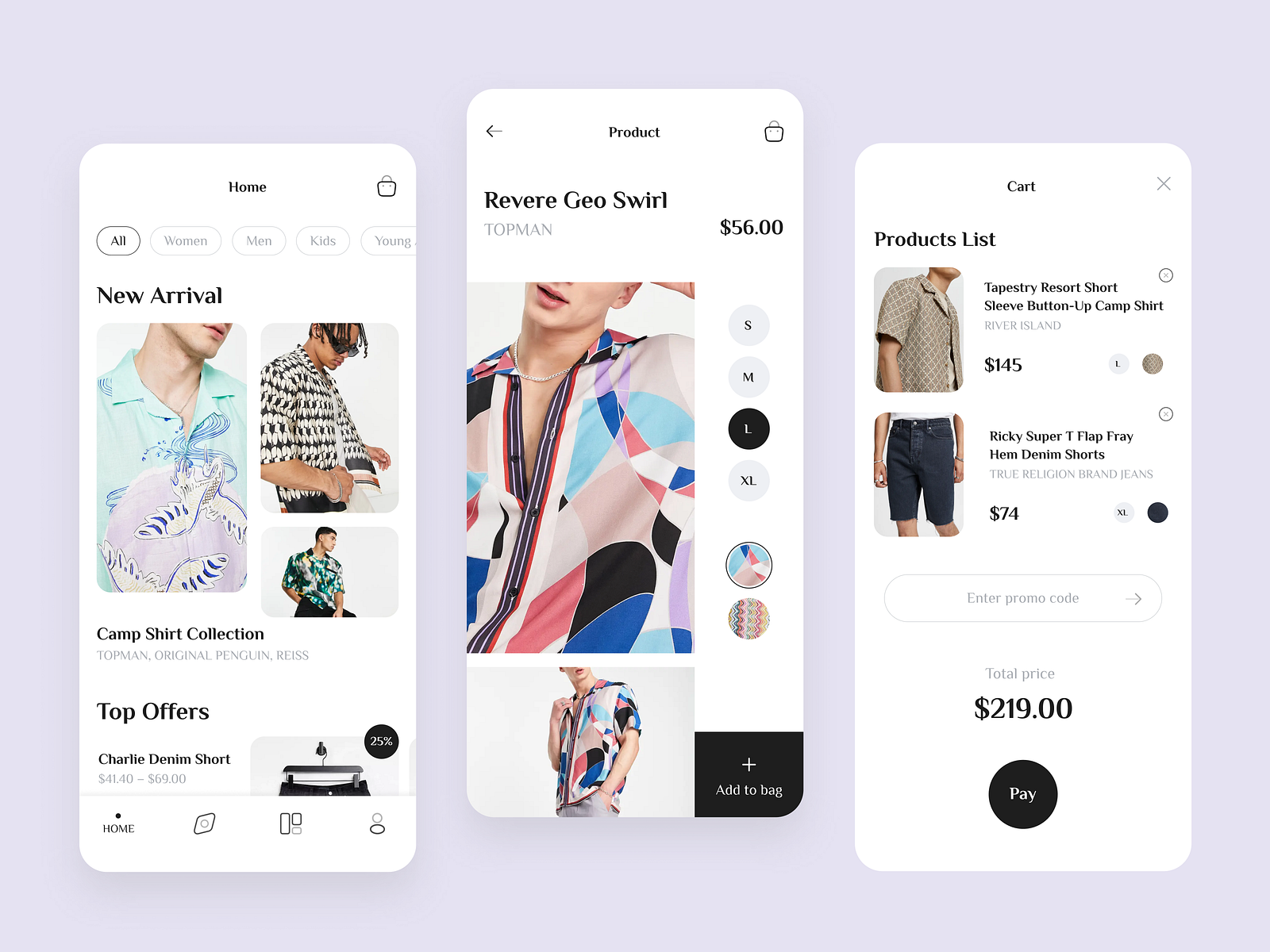 Fashion app by Saeedworks for Unwrap on Dribbble