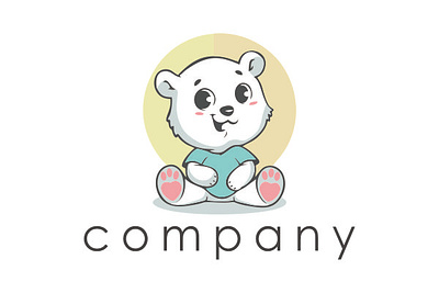 cutest little bear logo bear branding design graphic design illustration logo playful logo vector youthful logo