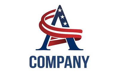 America A letter logo branding illustration letter lettering logo modern product simple logo sophisticated typography