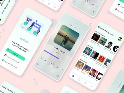 Music App Concept ui