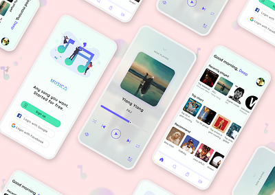 Music App Concept ui