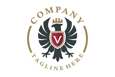 Modern Eagle Crest logo
