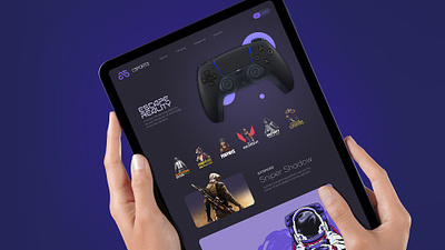 eSports Gaming Platform app branding concept design digital flat graphic design logo product design ui ux