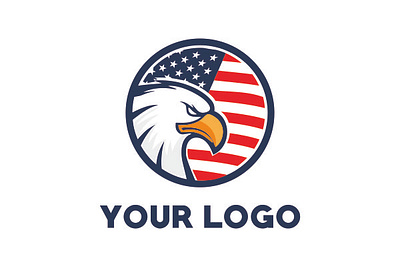 American Eagle logo american eagle eagle american graphic design illustration logo part modern graphic party logo political vector