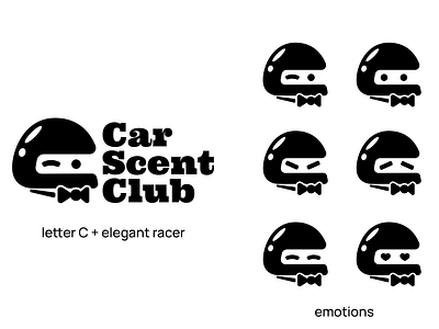 Car bow brand branding character design driver elegant graphic design helmet illustration logo logotype mark masot minimalism minimalistic modern racer sign tie