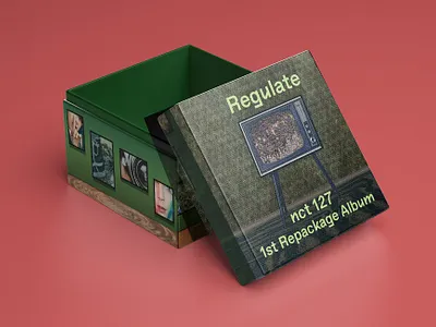 NCT 127's Regulate album design design graphic design