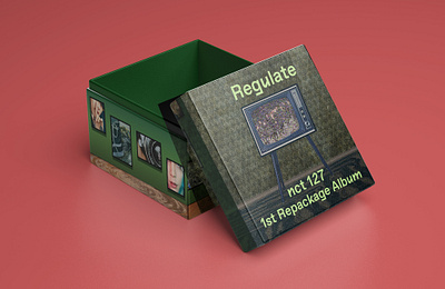 NCT 127's Regulate album design design graphic design