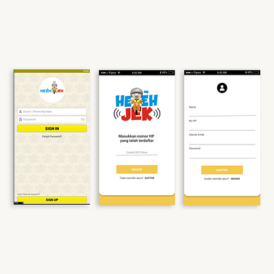 Portfolio 3 - HeehJek Redesign android app app app design apps design ui