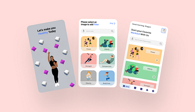 Fitness App design designer looking for job ui ui design ux design uxdesign