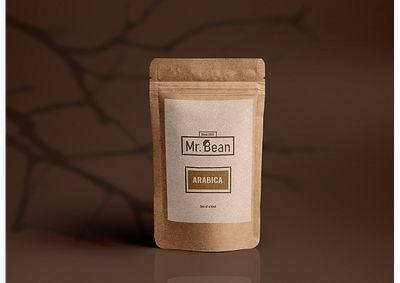 Mr. Bean Coffee 7designsin7days ai branding challenge design graphic design illustration logo product design