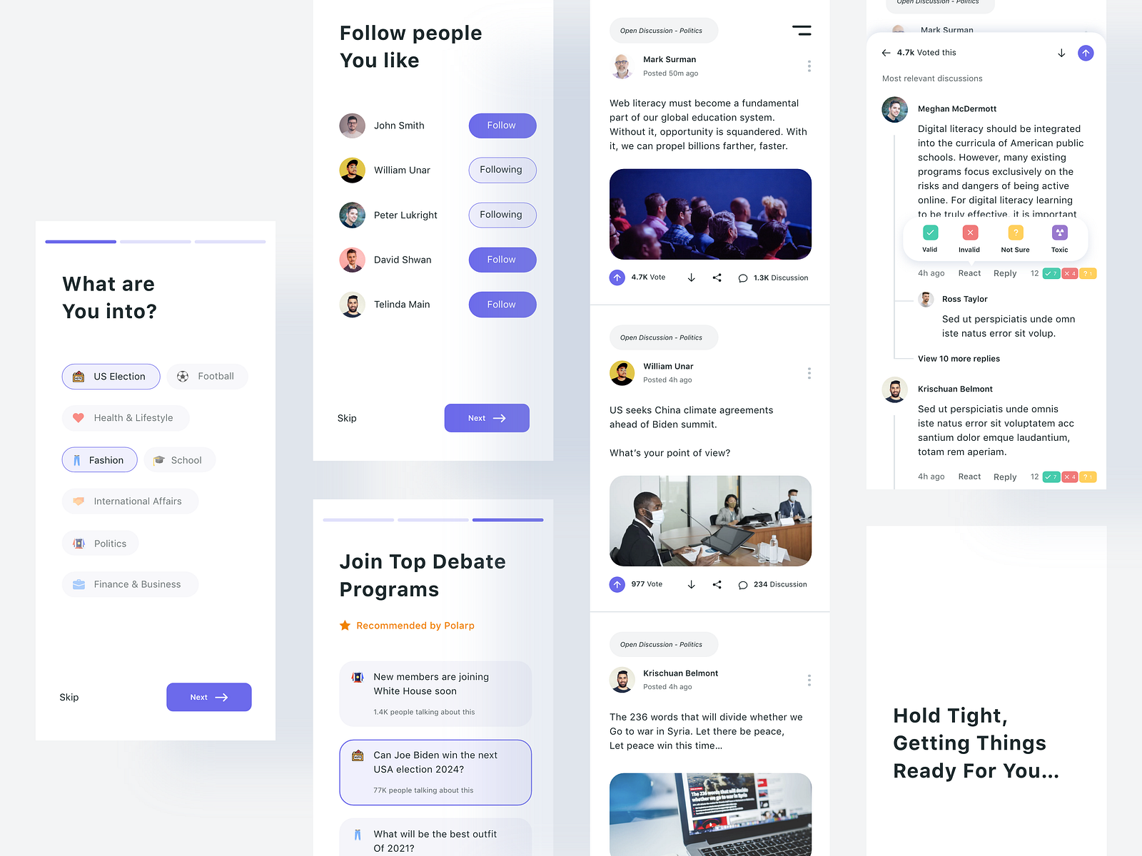 Community App Share & Discuss Ideas by Razy Hassan on Dribbble