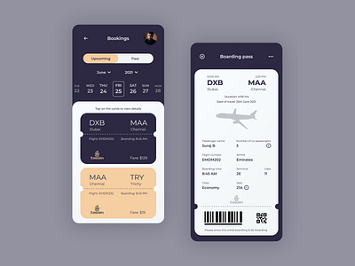 DailyUI 024 Boarding pass android app artist boarding pass branding dailyui dailyuichallenge design emirates flat flight icon ios minimal travel typography ui uidesign ux uxdesign