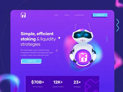 Crypto Defi Landing Page Ui blockchain crypto crypto designs indian design studio indianpix landing page ui sanket sanket pal