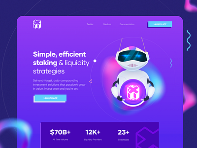 Crypto Defi Landing Page Ui blockchain crypto crypto designs indian design studio indianpix landing page ui sanket sanket pal