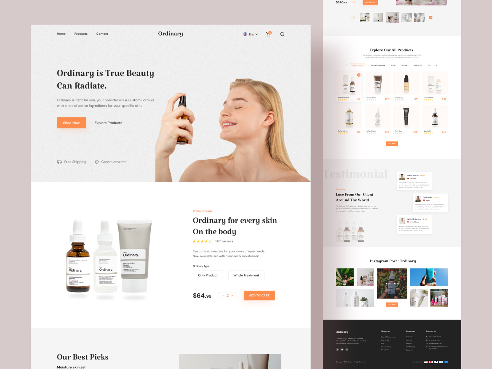 Example of Website Design