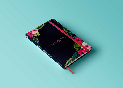 Diary Presentation Mockup book design diary floral diary graphic design mockup notebook premium book presentation