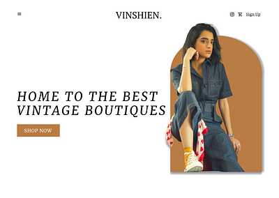 E-Commerce Fashion Vintage e commerce ecommerce uidesign webdesign website website ecommerce