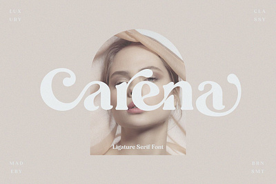 Ligature Serif Font beauty font display feminine font lia ligature logo font luxury font modern font sans serif stylish font typeface