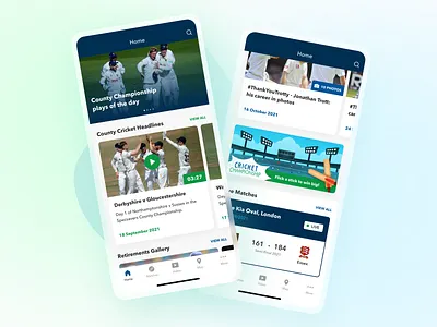 Sports App app cricket gradient mesh gradient sports ui