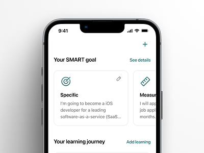 Goaldemy: Set SMART Goals and Learning Journey Easily apple digital notes goals habit ios learning note taking notes