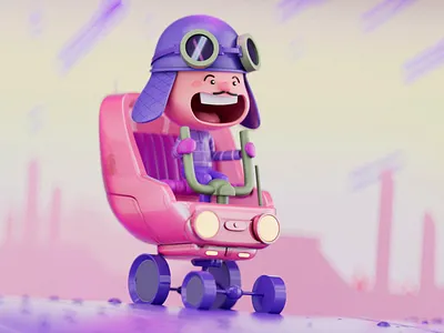Cute Animated Character 3d 3d animate 3d animation 3d character 3d illustration 3dsmax animation blender c4d digital art graphic illustration illustration art motion motion graphics ui ux