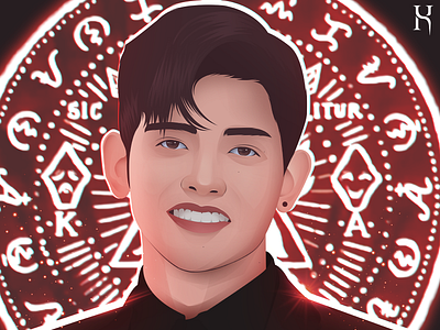 Self Portrait Vexel (Trese Netflix) design face netflix philippines photoshop self portrait shapes trese trese netflix trese vector vectorart vectors vexel yasuo arts