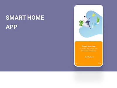 SMART HOME APP CASE STUDY app design graphic design typography ui ux