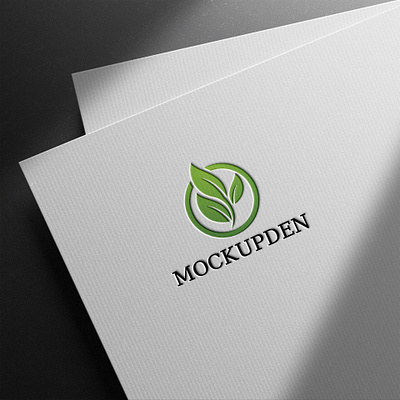 Free Logo Presentation Mockup PSD Template