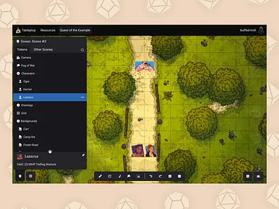 Tableplop Scene View dark ui web web design