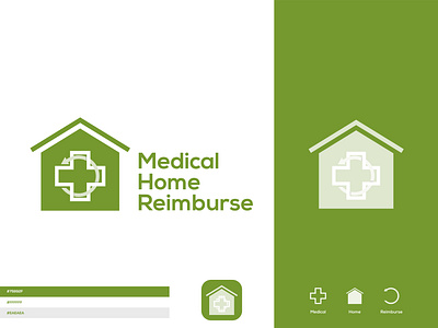 Medical Home Reimburse Logo Design branding clinic logo company logo creative logo home logo hospital logo icon identity logo logo design logotype medical home logo medical home reimburse logo medical logo medical reimburse logo minimal logo minimali reimburse logo unique logo vetor