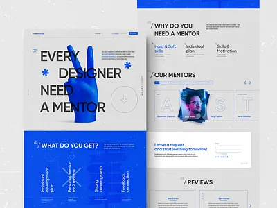 Supermentor/ Landing page design 3d cinema4d creative design illustration landing ui ux uxui web web design