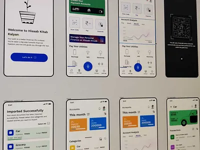 UX & UI Design of Payment & Personal Finance Management App mobile app payment app personal finance management ux design