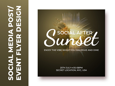 SOCIAL MEDIA POST | EVENT FLYER DESIGN ad banner banner design best design design dribbble best shot event flyer design graphic design social media design social media pack social media post design web banner design