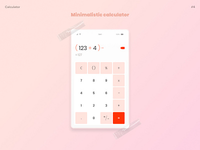 #4 Calculator app calculations daily ui