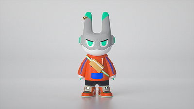 U小芯换装 3d illustration