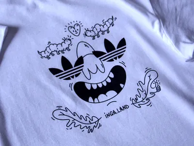 UBN x Adidas MakerLab adidas branding clothing digital dope face fashion fun illustration leaves logo merch print shirt smile streetwear summer sunglasses vector