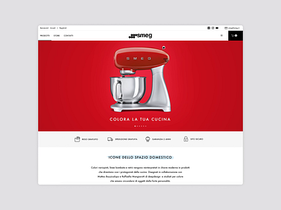 Smeg Shop design graphic design ui ux web web site