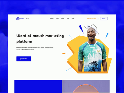 Hey Society! 2021 design animation branding design grahic design graphic design homepage illustration interaction design landingpage logo ui we