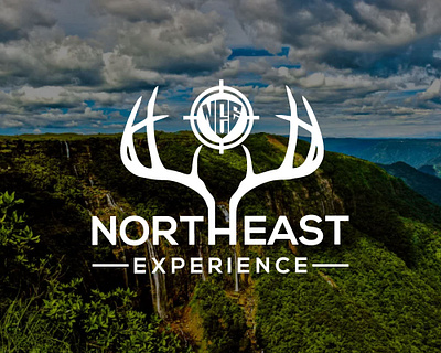 North East Experience branding design illustration illustrator logo minimal typography ui ux vector