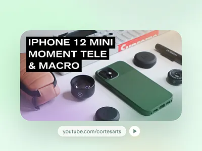 New Video! iPhone 12 Mini + Moment Telephoto Lens and Case branding camera cinematography creativity design gear graphic design influencer iphone iphone 12 iphone 12 mini minimalism moment photography review tech thumbnail ux video youtube