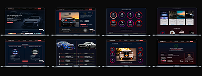 THROTTLE - Super cars e-commerce website design 3d branding capstone e commerce sketch ui ux ux design web design