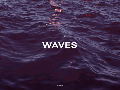 PROCEDURAL WAVES🌊 3d 3d art 3d artist animation art blender c4d fresh motion graphics procedural render water waves