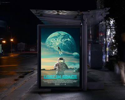 Lost In Space | Manipulation advertising artwork branding creative design creative social media design graphic design