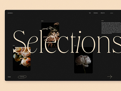 Art Blog Selection Page art blog blog design blog page dark theme design design studio graphic design interaction interface photography ui user experience user interface ux web web design web layout web page website