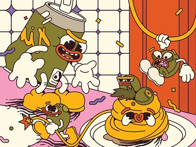 still life week 59 chara character character design characters design flat flat illustration illustraion stilllife team